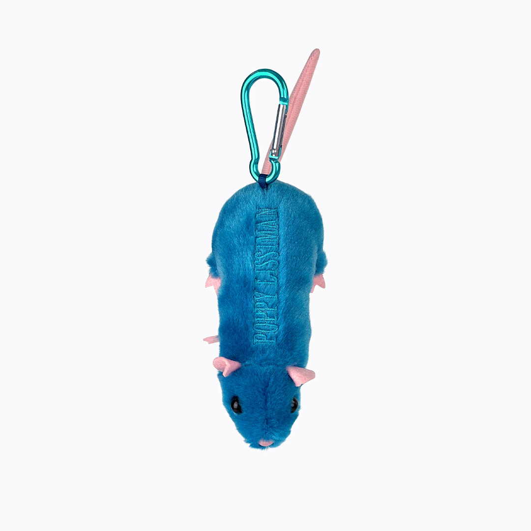 Poppy Lissiman Plush Rat Bag Charm - Blue