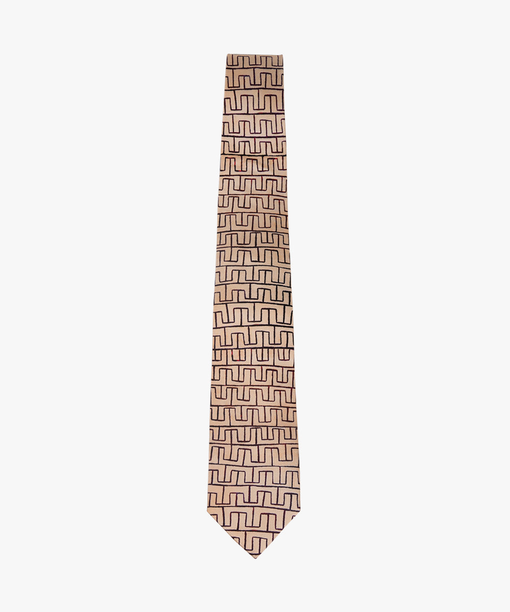 One of Twelve Ray James Tjangala Untitled Tie