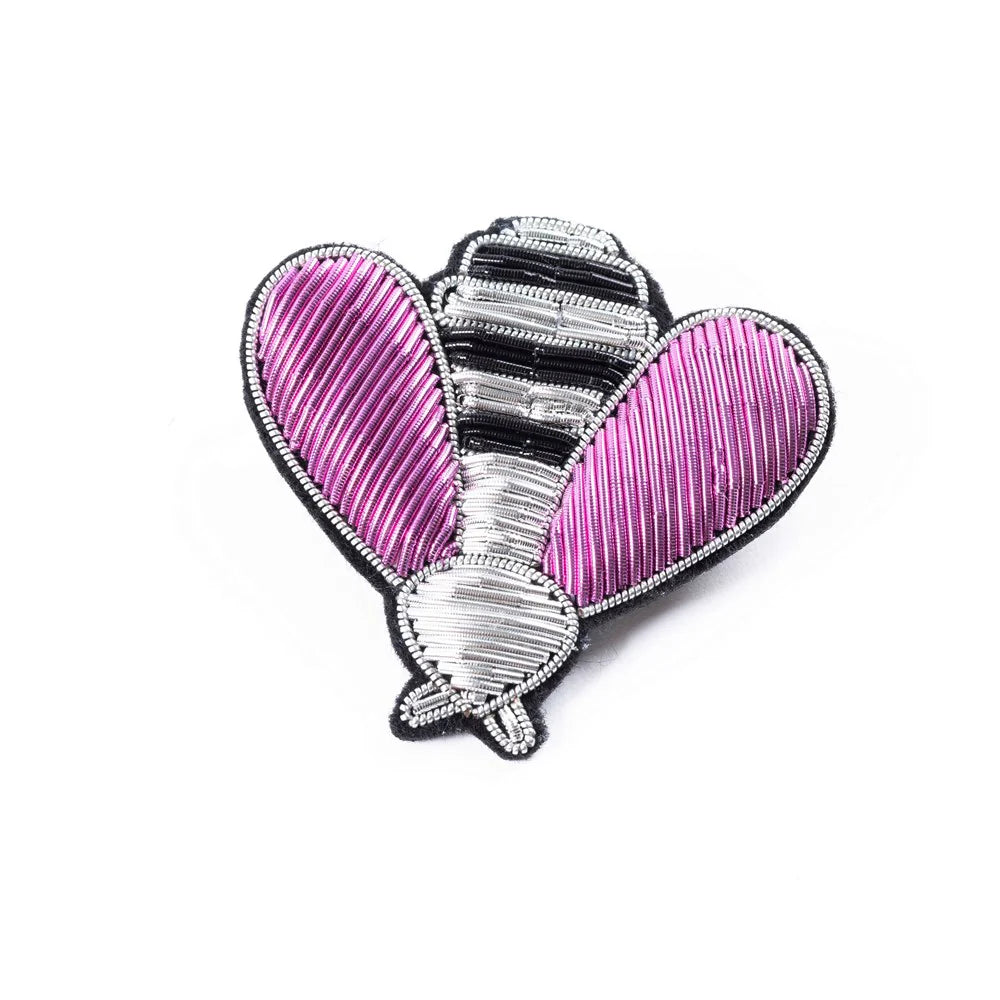 Parisian Cool Bee Brooch - Pink