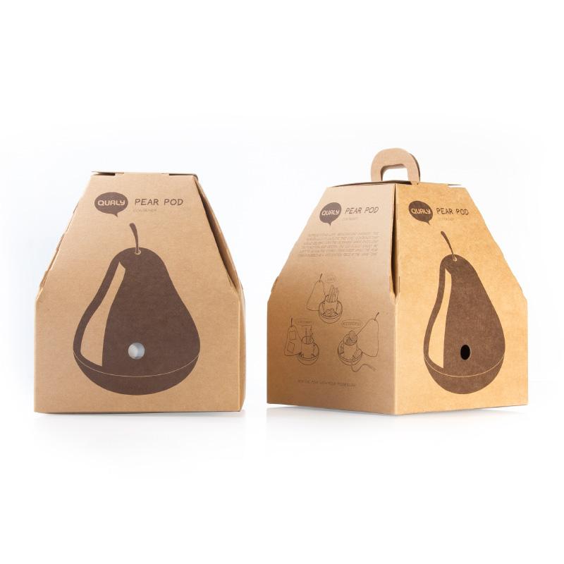 Qualy Pear Pod - White