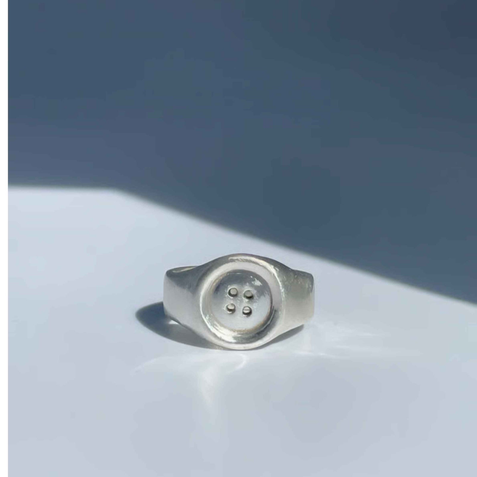 Pickled Jewellery Holey Button Ring