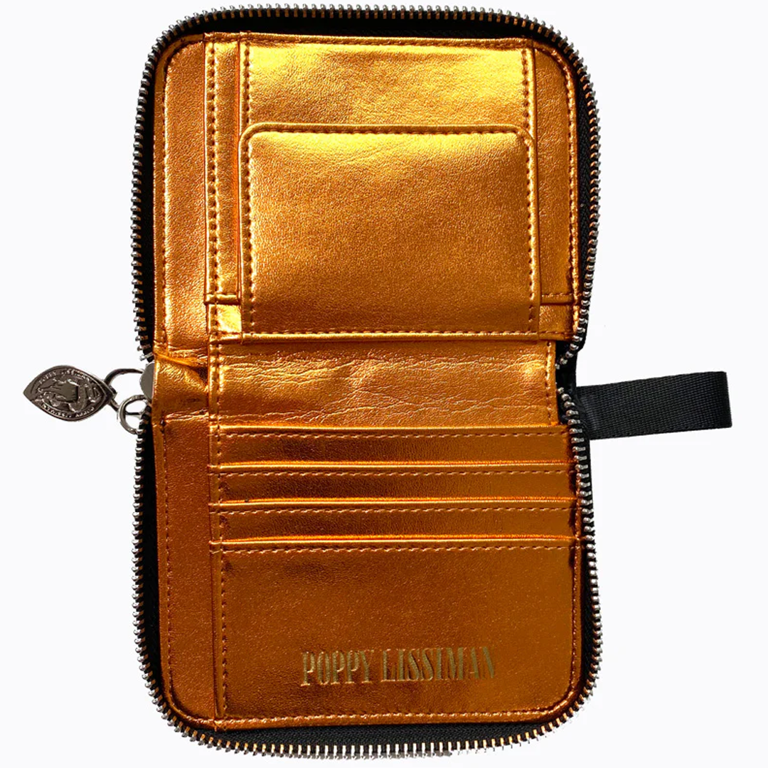 Poppy Lissiman Croc Wallet - Black