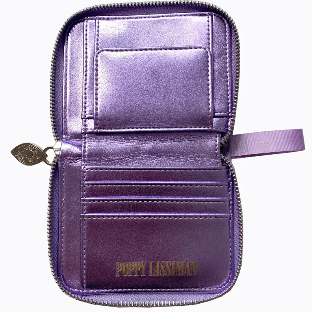 Poppy Lissiman Croc Wallet - Lilac