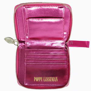 Poppy Lissiman Croc Wallet - Pink