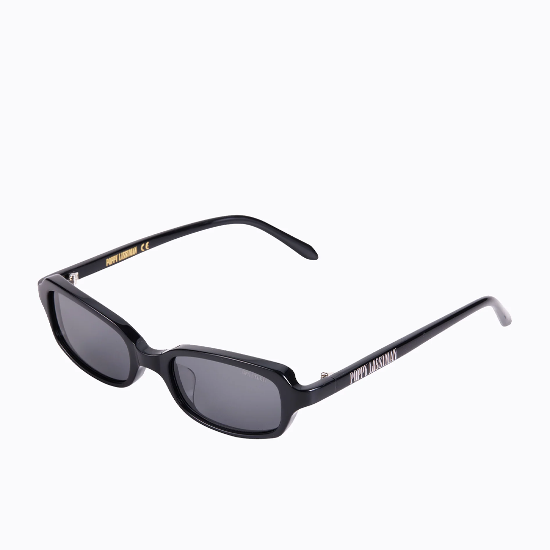 Poppy Lissiman Lindle Sunglasses Black/Black