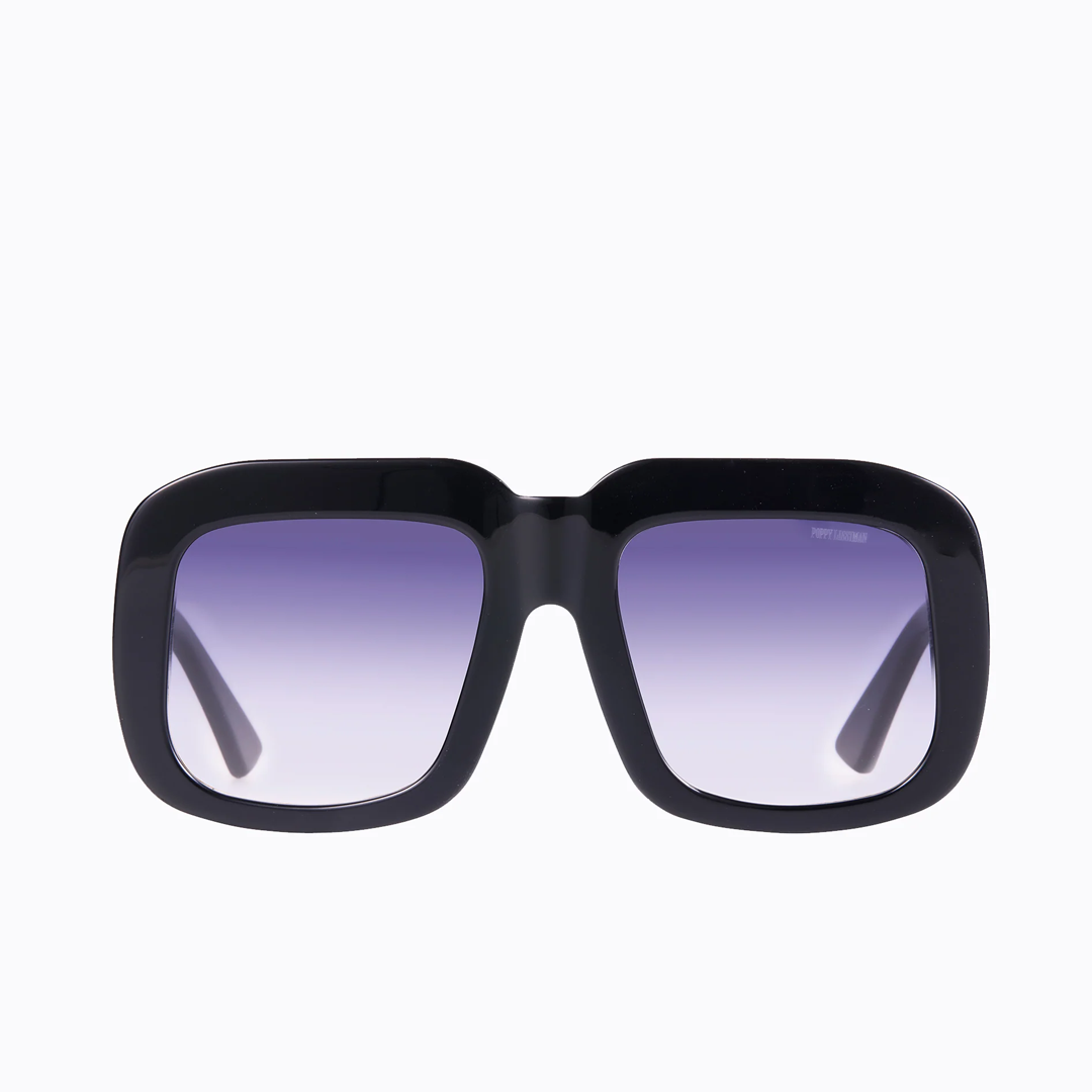 Poppy Lissiman Niro Sunglasses - Black/Black Gradient