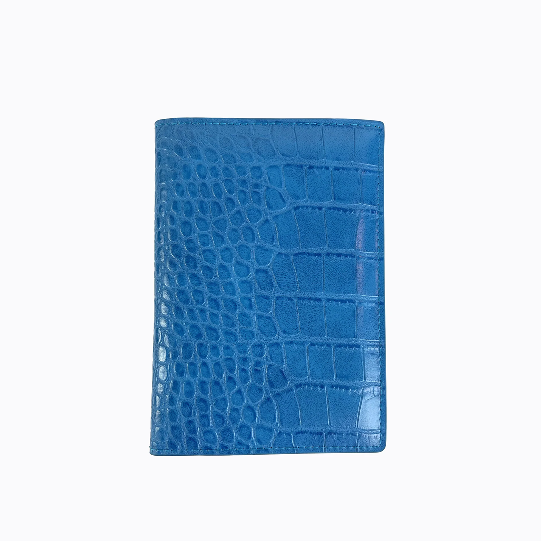 Poppy Lissiman Skip Passport Holder - Electric Blue