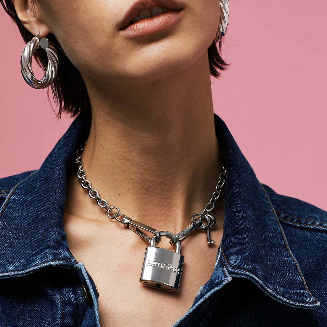 Poppy Lissiman Lockdown Necklace - Silver