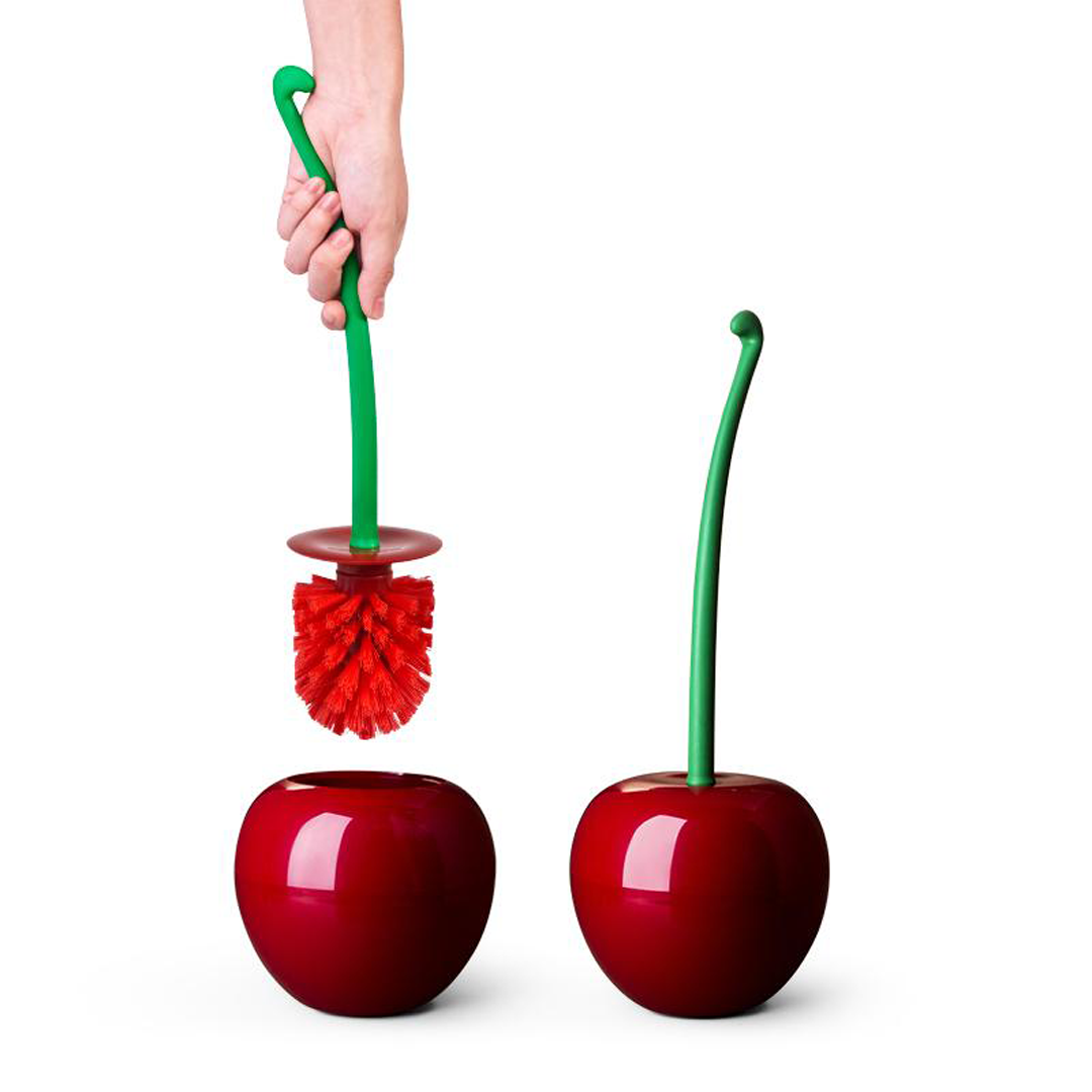 Qualy Cherry Lavatory Brush