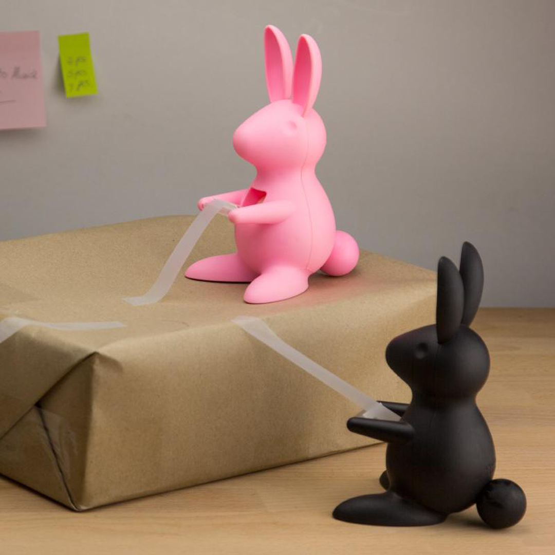 Qualy Desk Bunny Tape Dispenser - Pink