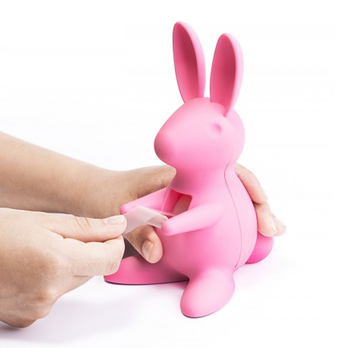 Qualy Desk Bunny Tape Dispenser - Pink