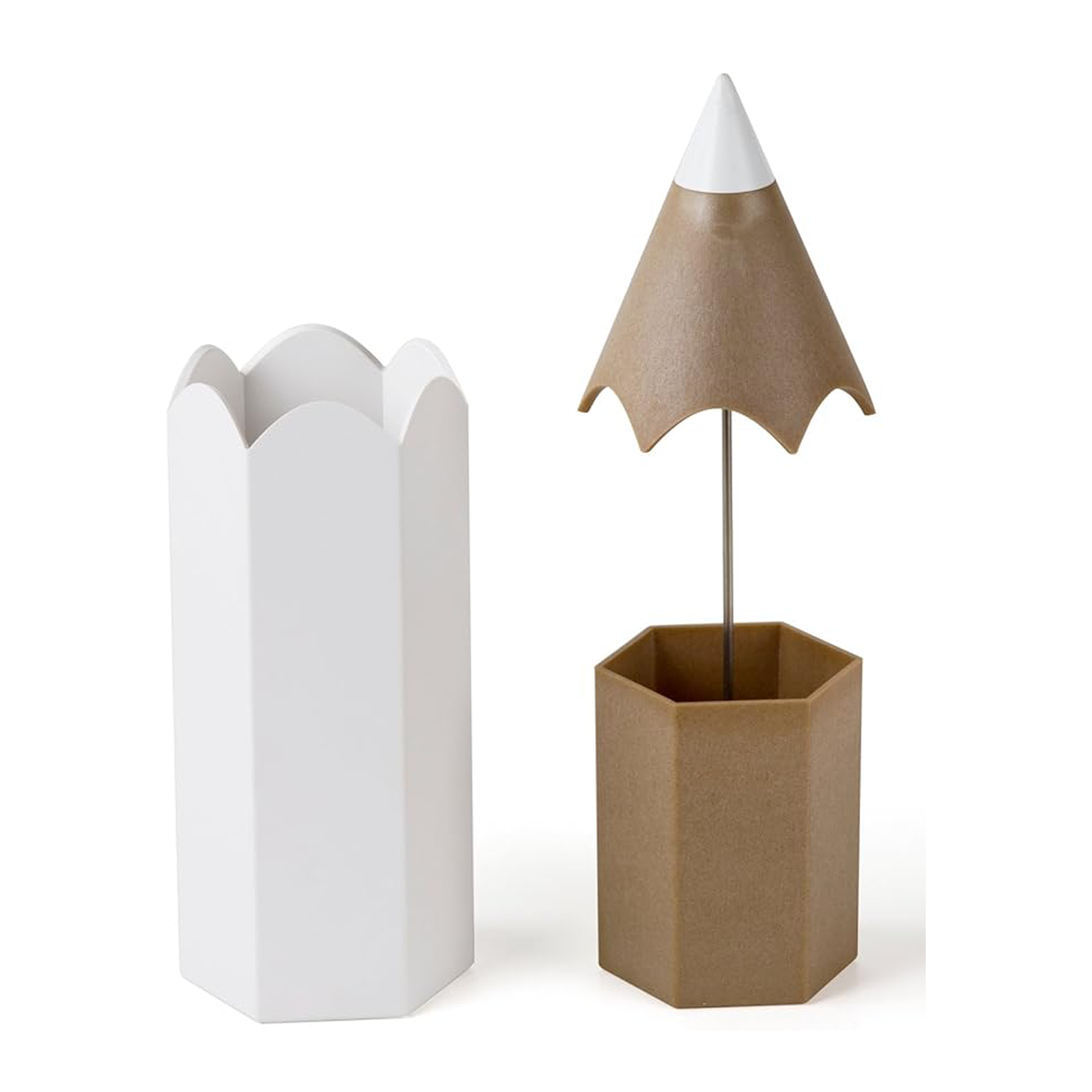 Qualy Dinsor Stationary Holder - White