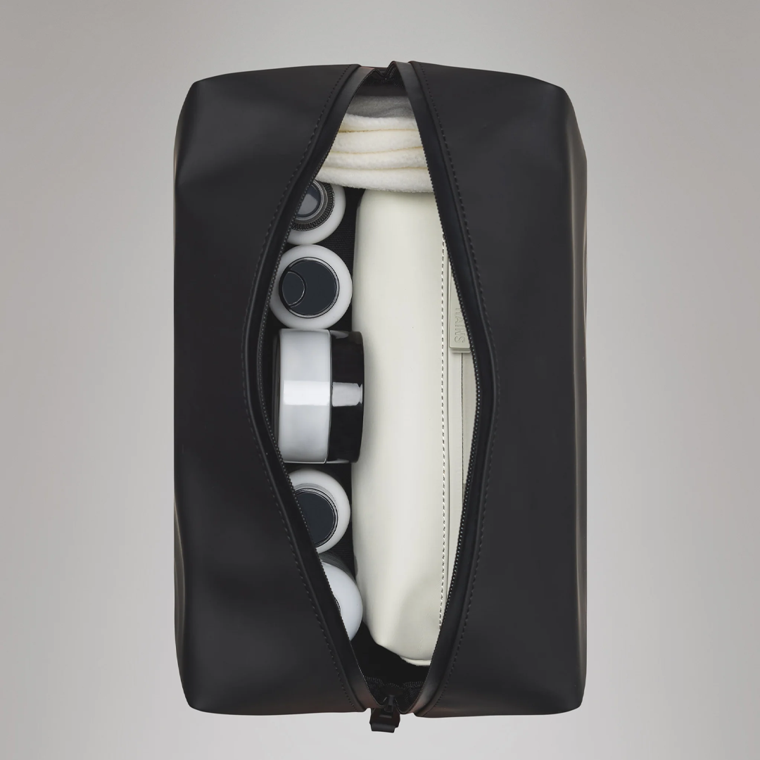 Rains Wash Bag - Black - Large