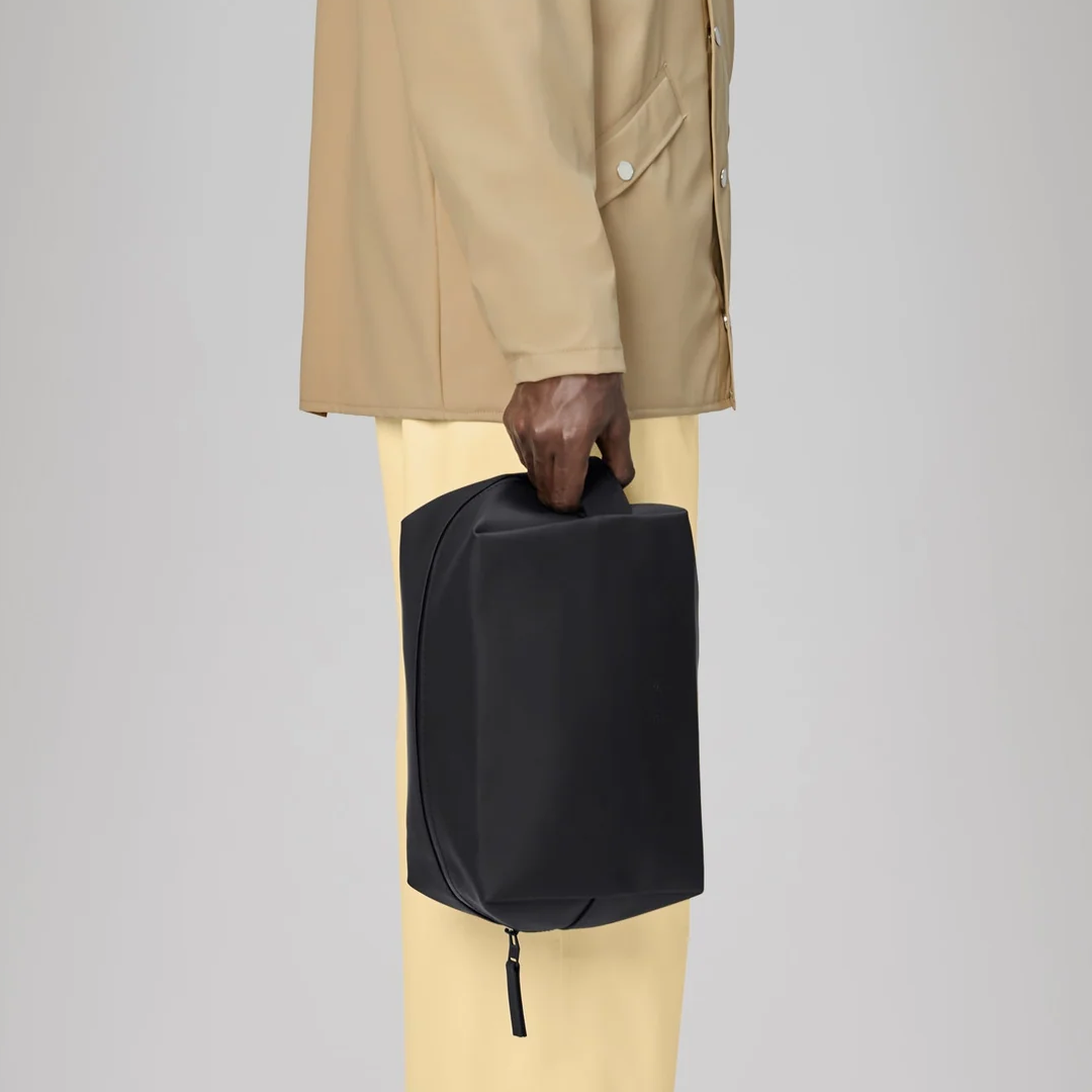Rains Wash Bag - Black - Large