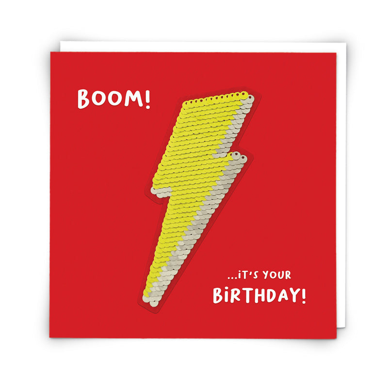 Redback Cards Lightning Bolt Greeting Card