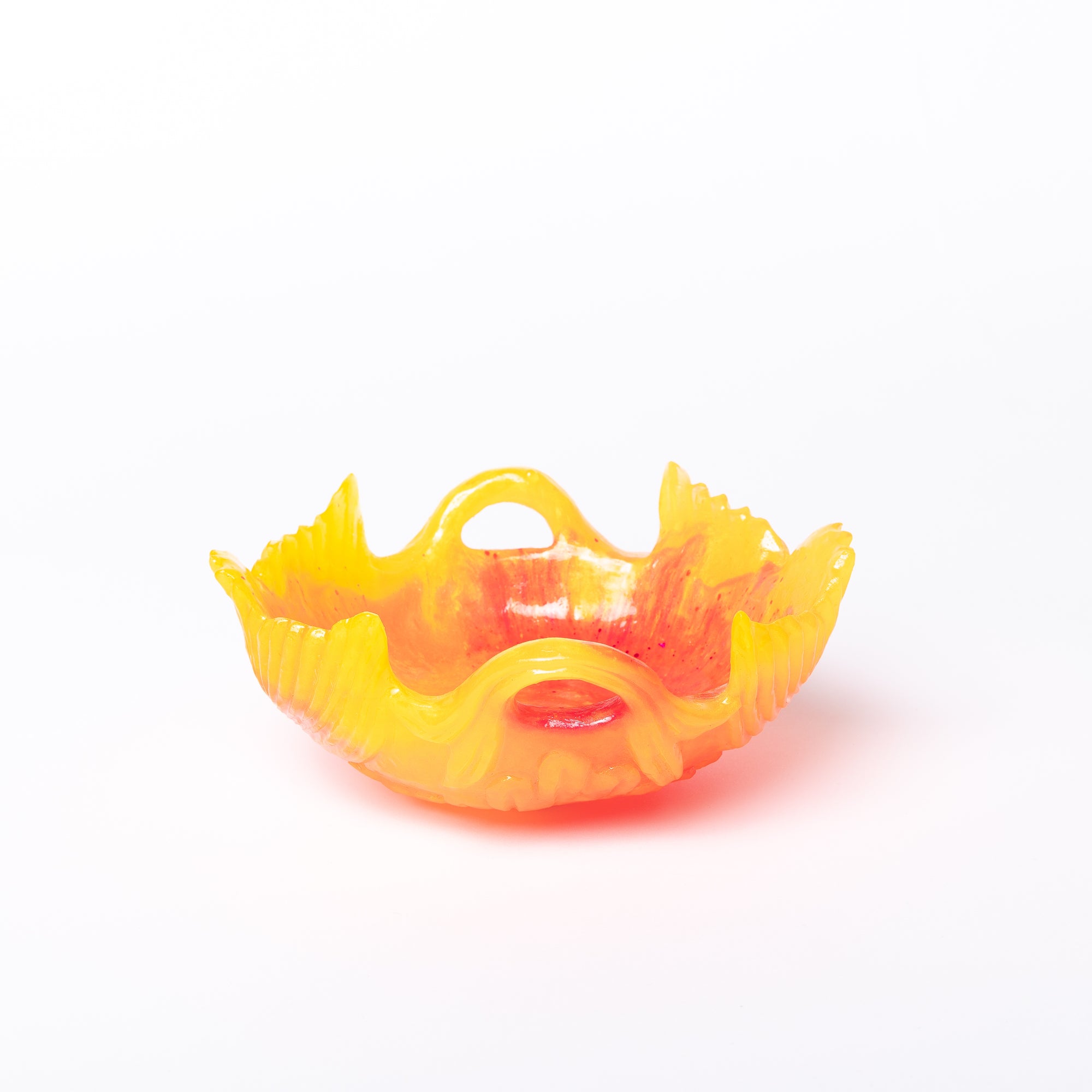 Kate Rohde Fishtail Bowl - Flame/Yellow