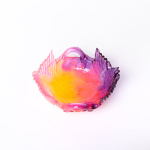 Kate Rohde Fishtail Bowl - Pink/Purple/Yellow