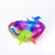 Kate Rohde Swirling Antler Bowl - Blue Lip Rainbow