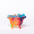 Kate Rohde Small Paw Bowl - Rainbow/Blue Lip