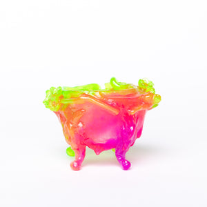 Kate Rohde Small Paw Bowl - Purple/Acid/Pink