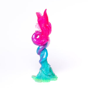 Kate Rohde Dolphin Bud Vase - Rainbow Pink Head