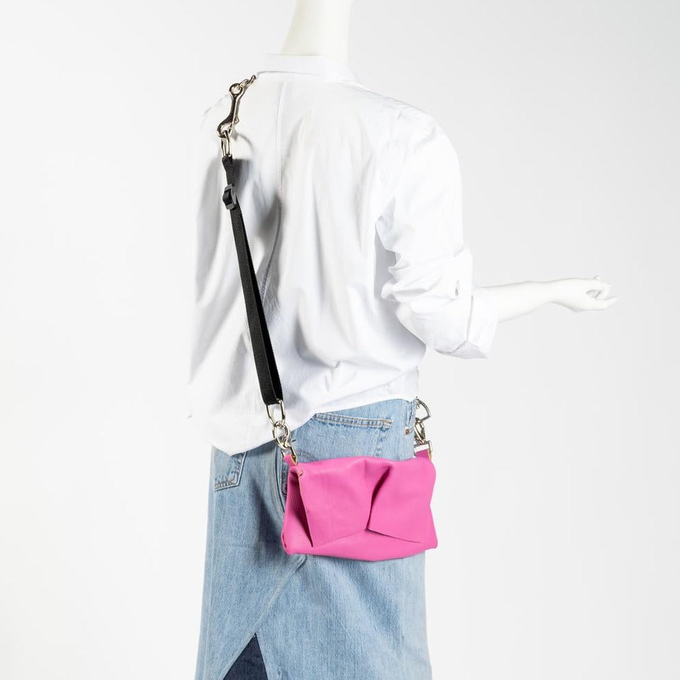 Alexandra Blak Leather Party Bag Pink