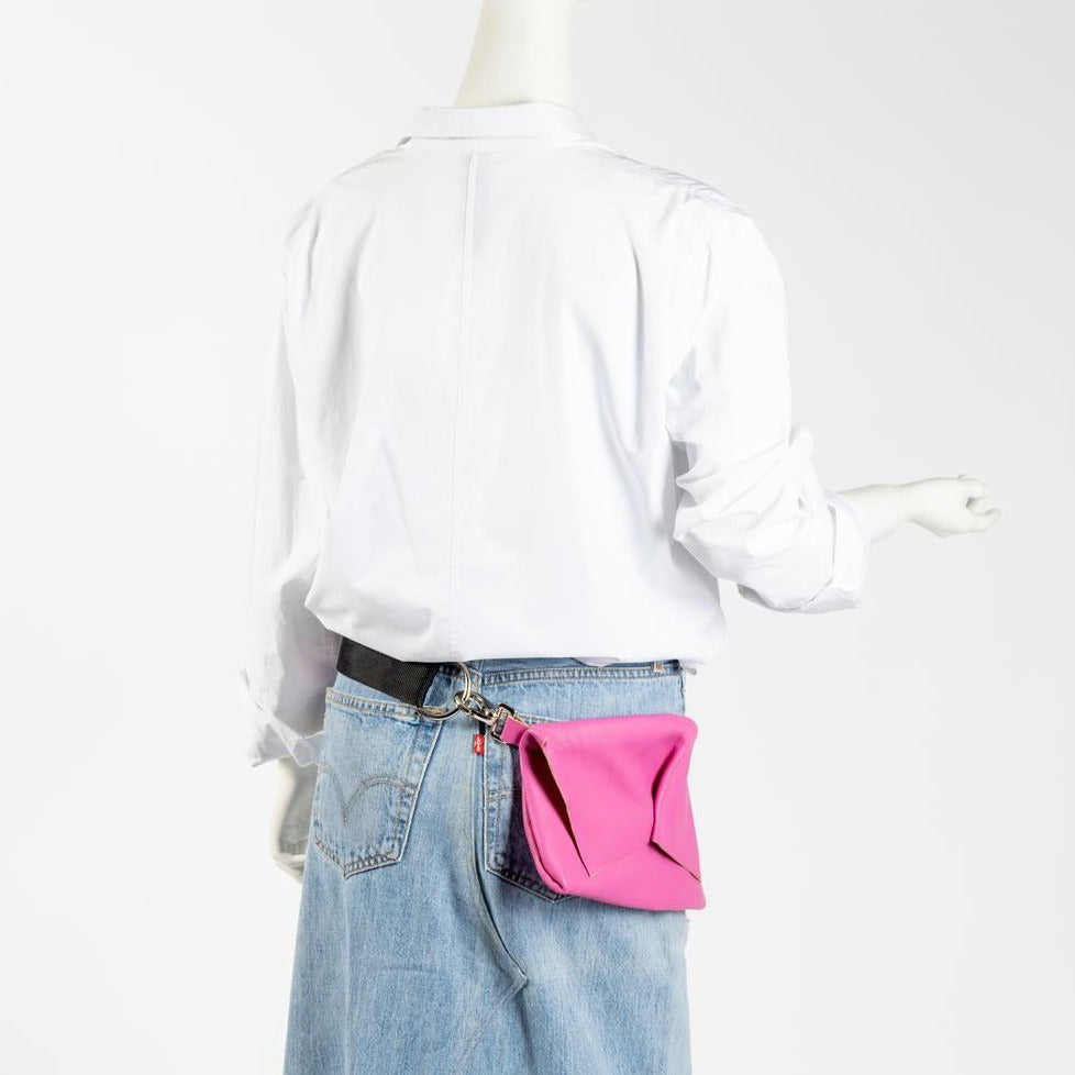 Alexandra Blak Leather Party Bag Pink