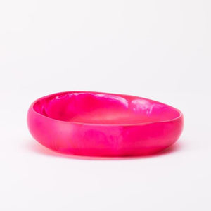 Dinosaur Designs Small Resin Earth Bowl - Flamingo