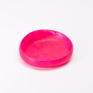 Dinosaur Designs Small Resin Earth Bowl - Flamingo