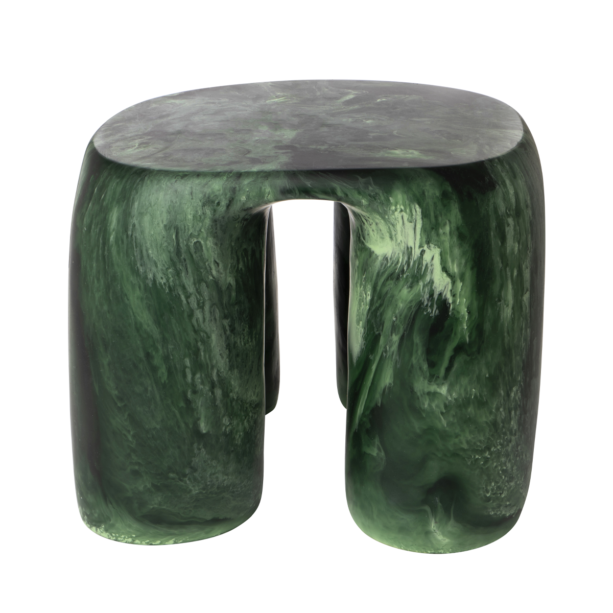 Dinosaur Designs 4 Leg Rock Tower Table - Moss