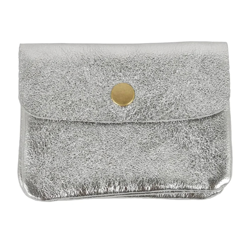 Maison Fanli Coin Purse - Metallic Silver