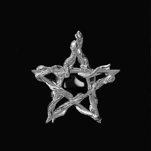 A Midnight Vendetta Snake Pit Earrings - Black Enamel