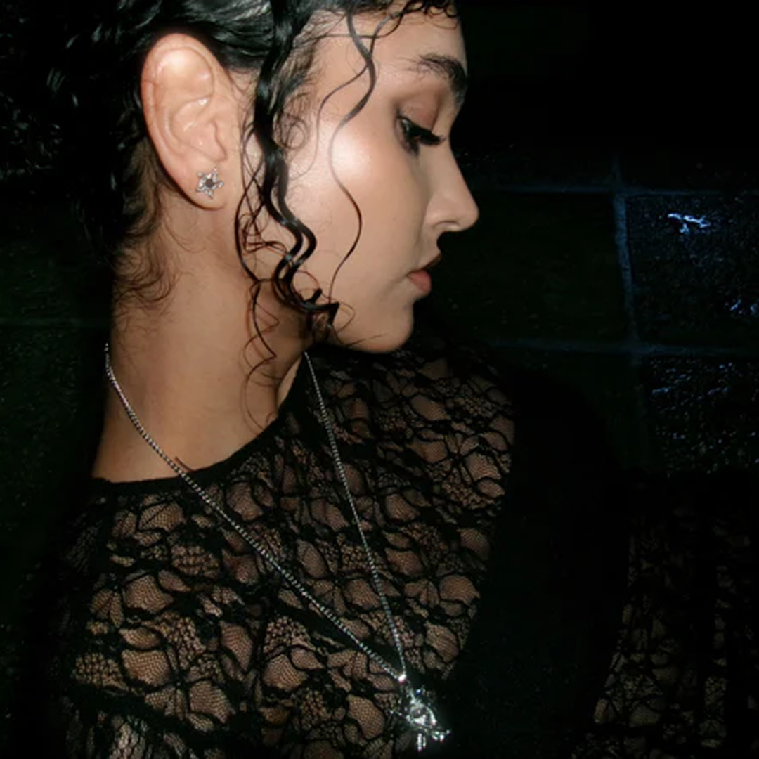 A Midnight Vendetta Snake Pit Earrings - Silver Brush