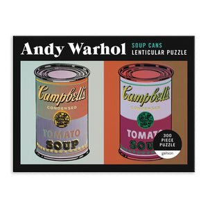 Gallison Andy Warhol Soup Can Lenticular Puzzle