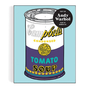 Gallison Andy Warhol Soup Paint By Number Kit