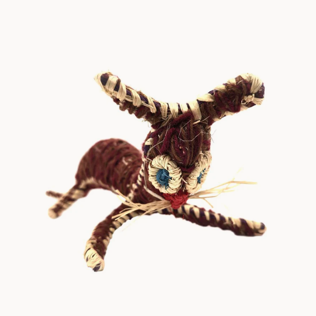 Tjanpi Cat Scultpure by Dianne Ungukalpi Golding