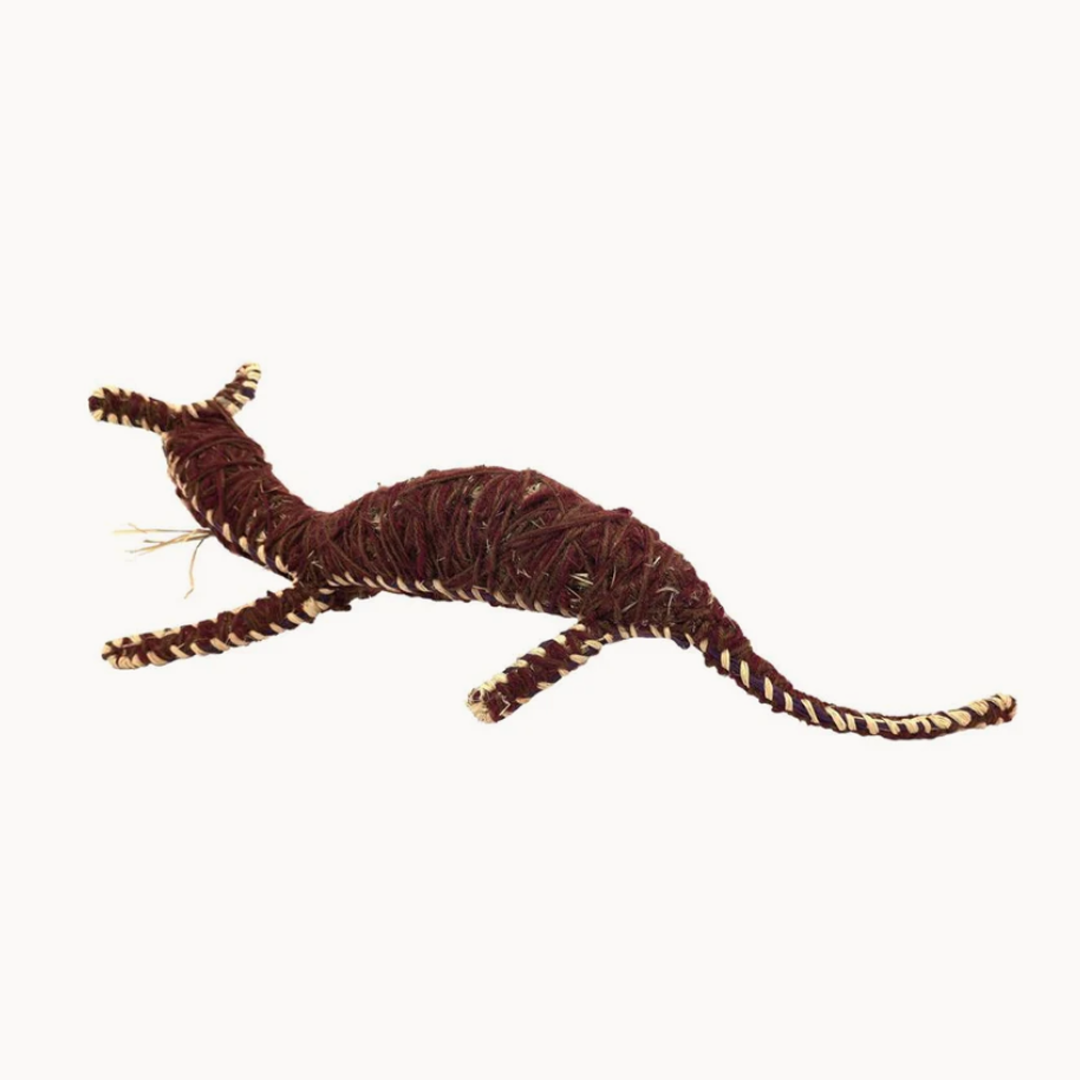 Tjanpi Cat Scultpure by Dianne Ungukalpi Golding