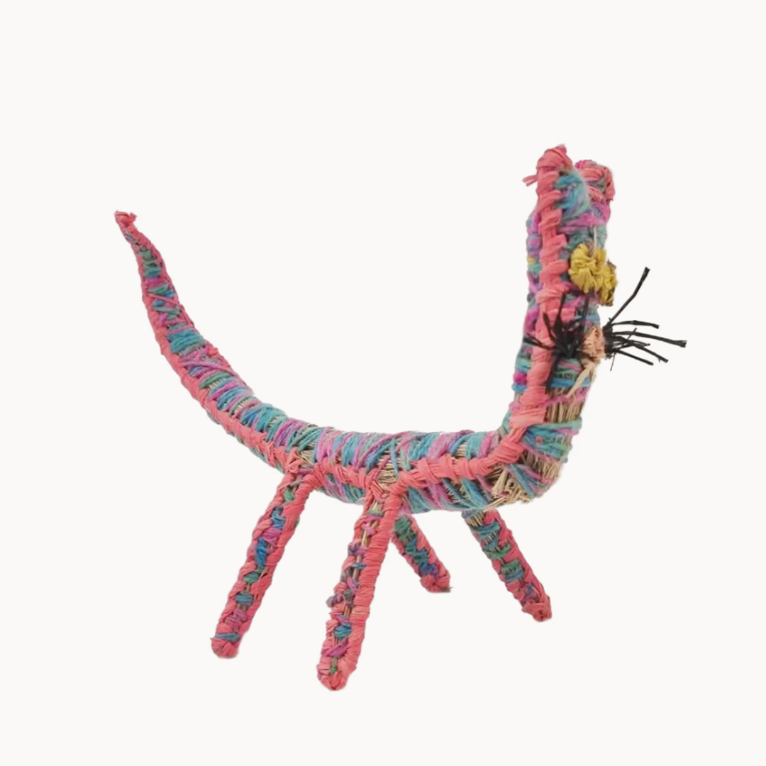 Tjanpi Cat Sculpture by Samantha Burke