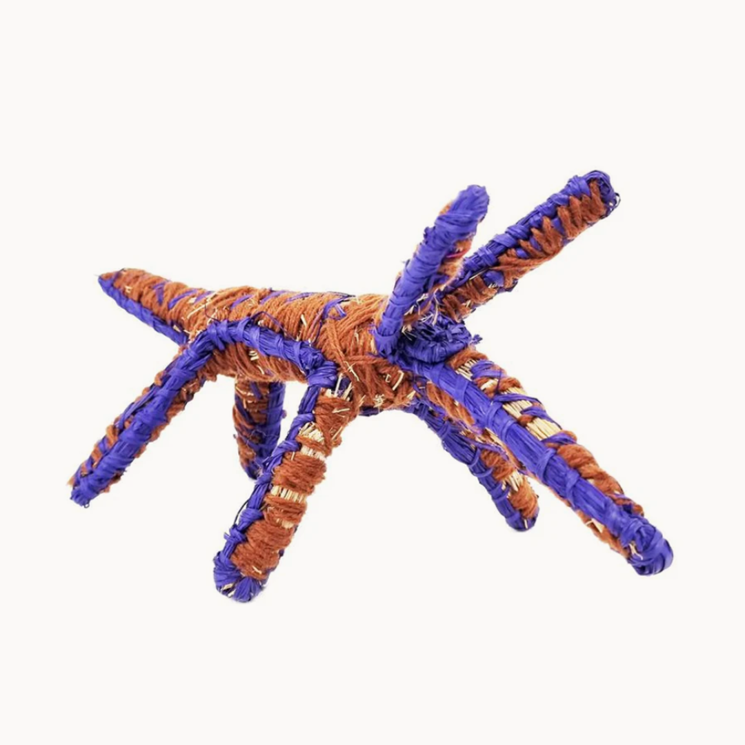 Tjanpi Papa (Dog) Sculpture by Pollyanne Smith