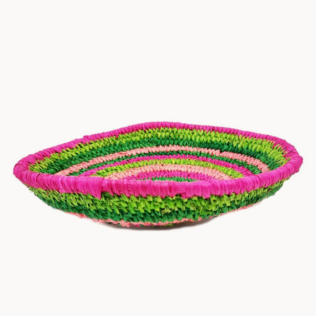 Tjanpi Desert Weavers Basket by Julie Anderson D35cm x H11cm