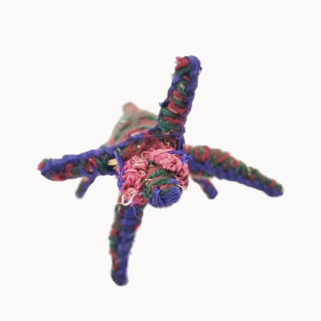 Tjanpi Papa (Dog) Sculpture by Tracey Yates - Multi