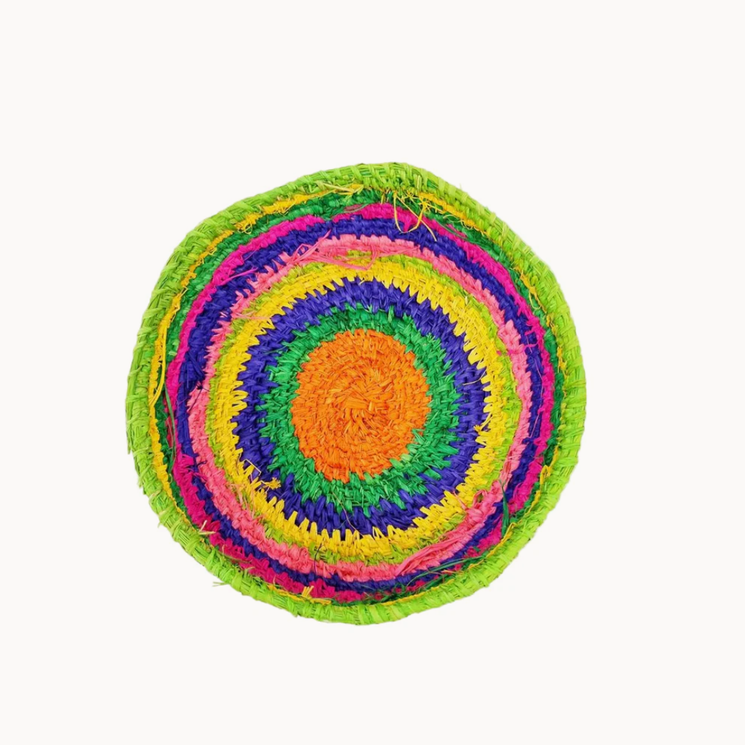 Tjanpi Desert Weavers Basket by Emily Cullinan D23cm x H8cm