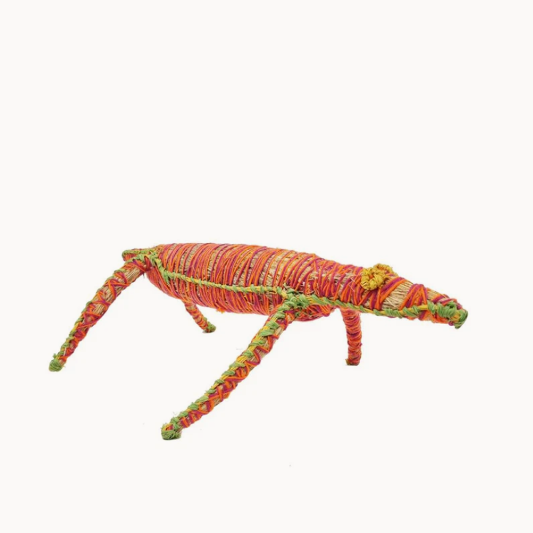 Tjanpi Tinka (Lizard) Sculpture by Pauline Golding