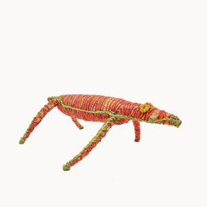 Tjanpi Tinka (Lizard) Sculpture by Pauline Golding