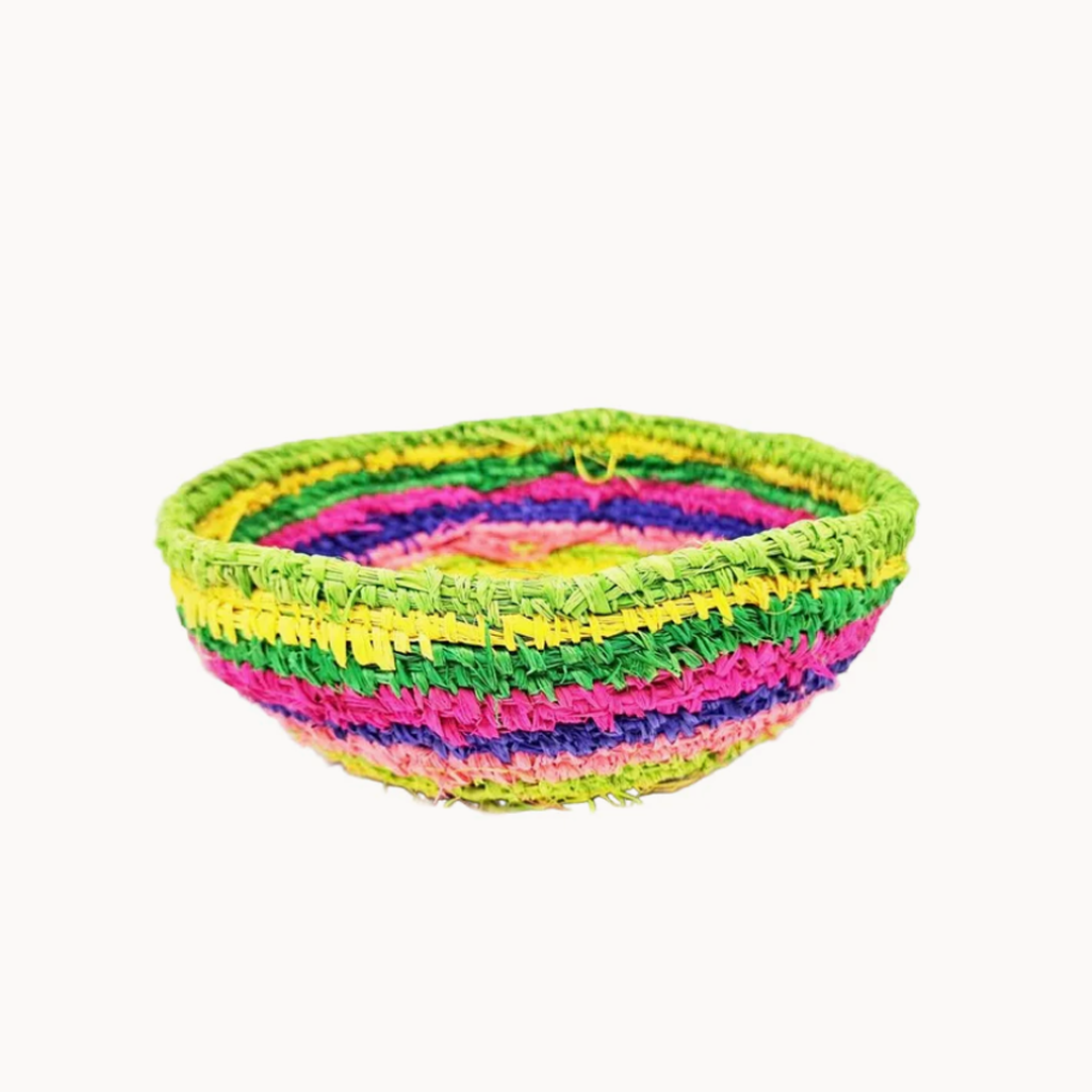 Tjanpi Desert Weavers Basket by Emily Cullinan D23cm x H8cm