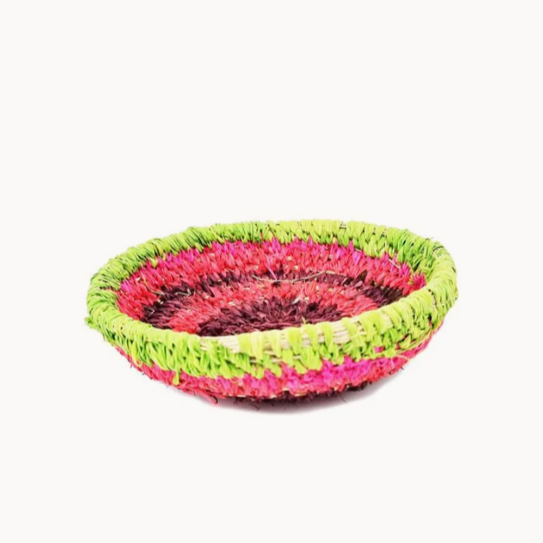 Tjanpi Desert Weavers Basket by Rene Nelson D16cm x H4cm