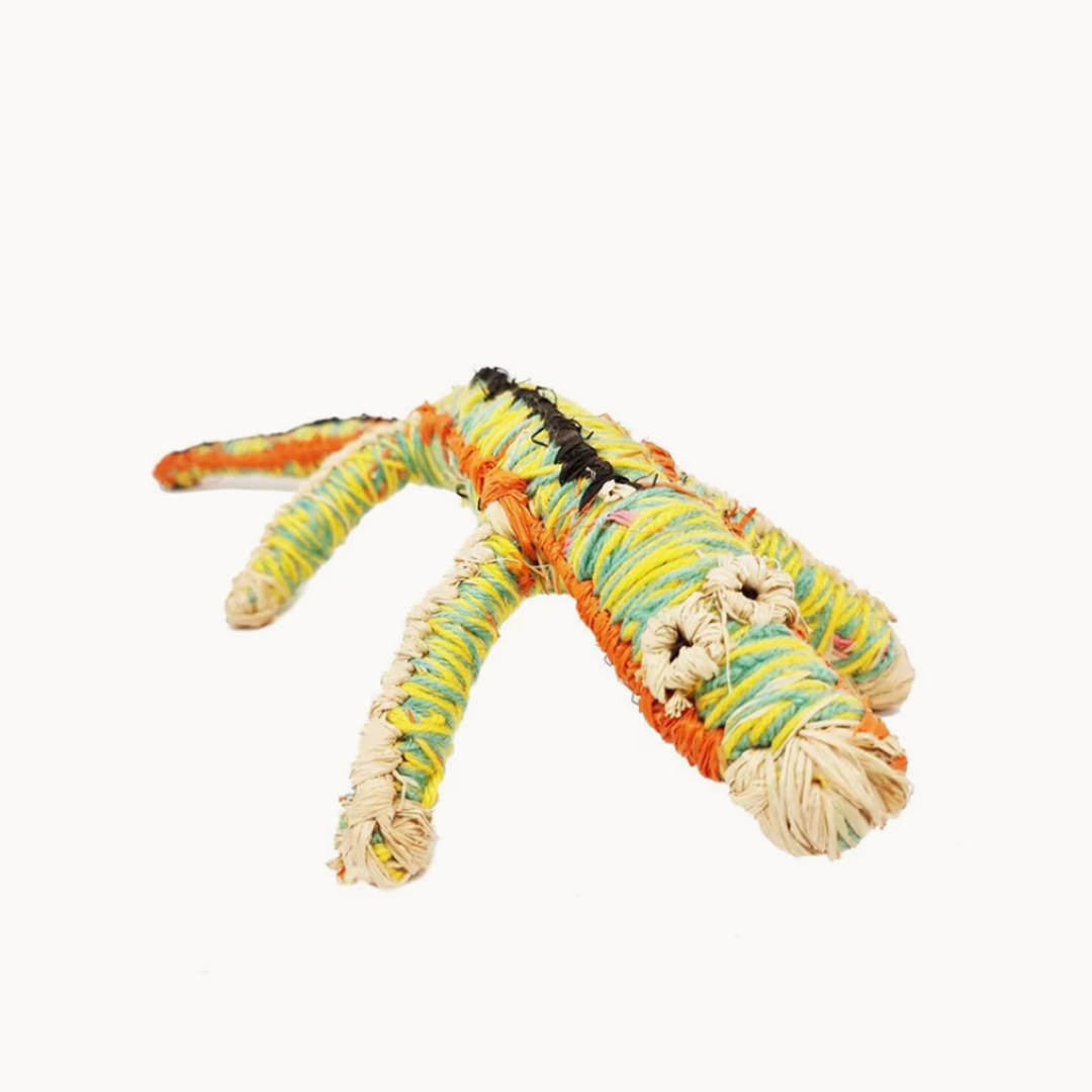 Tjanpi Tinka (Lizard) Sculpture by Yuminia Kenta