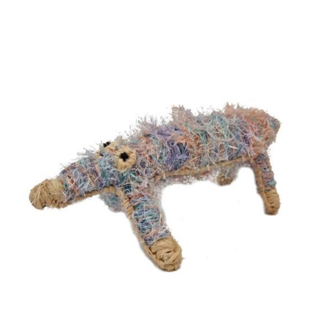 Tjanpi Mingkirri (Mouse) Sculpture by Carolyn Kenta