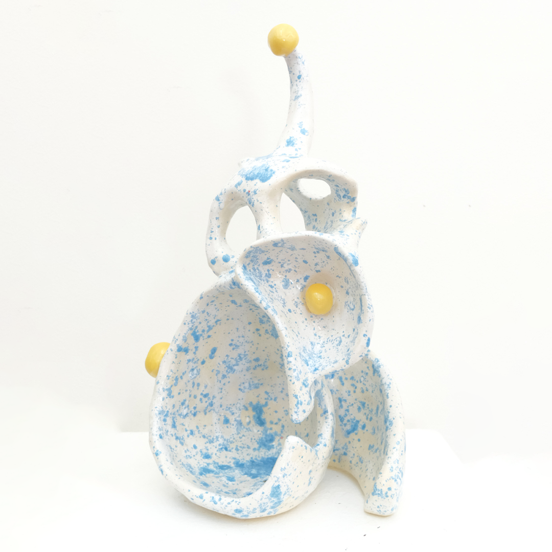 Volim Sculpture Iri - Blue White Yellow