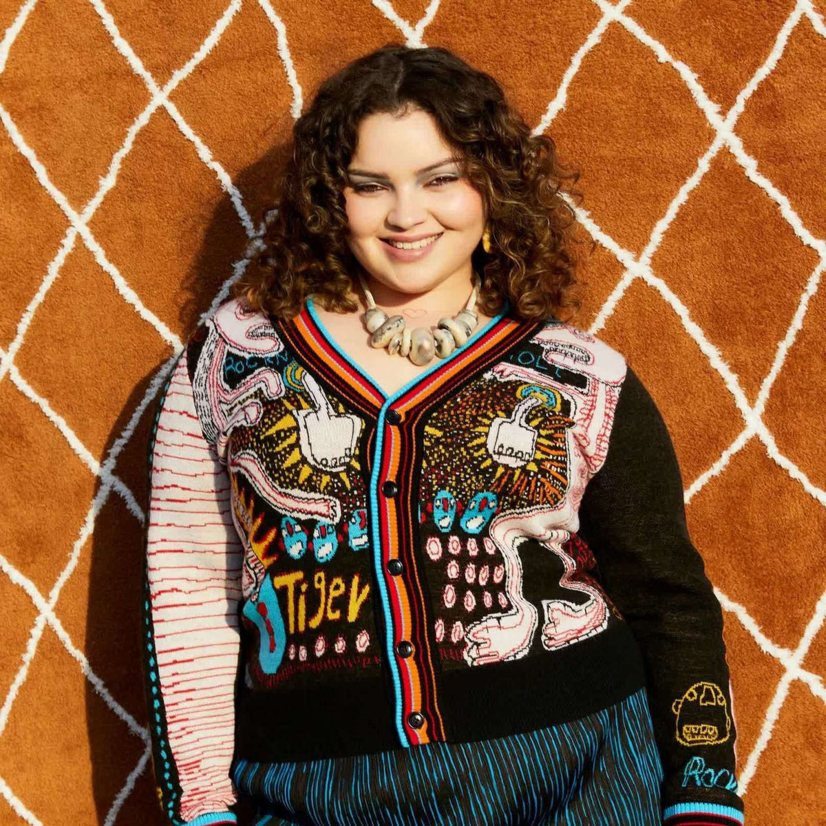 WAH-WAH Tiger Yaltangki Cardigan